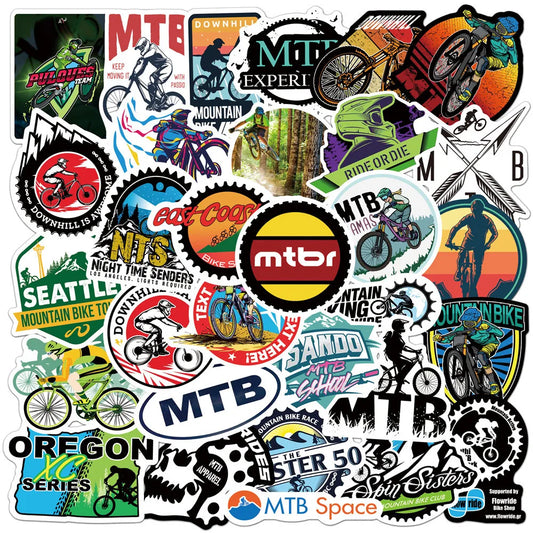 Anime Mountain Bike Graffiti Stickers Waterproof Decals for Laptop, Guitar, Luggage, Skateboard, Car, Kids Toys