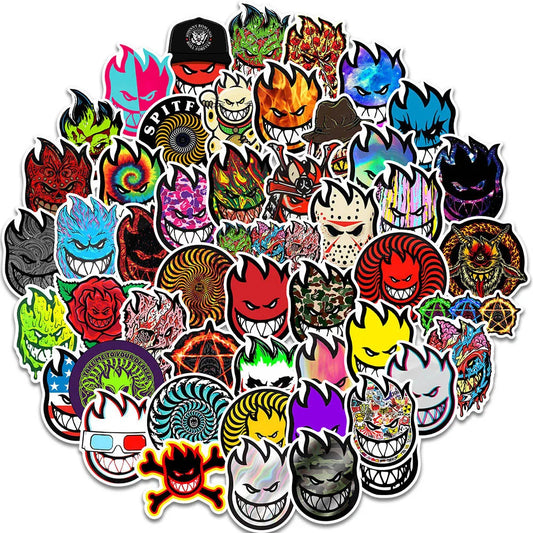 Fireman Cartoon Decals Stickers for Luggage, Glasses, Cups, Pencil Cases - 10/30/50pcs