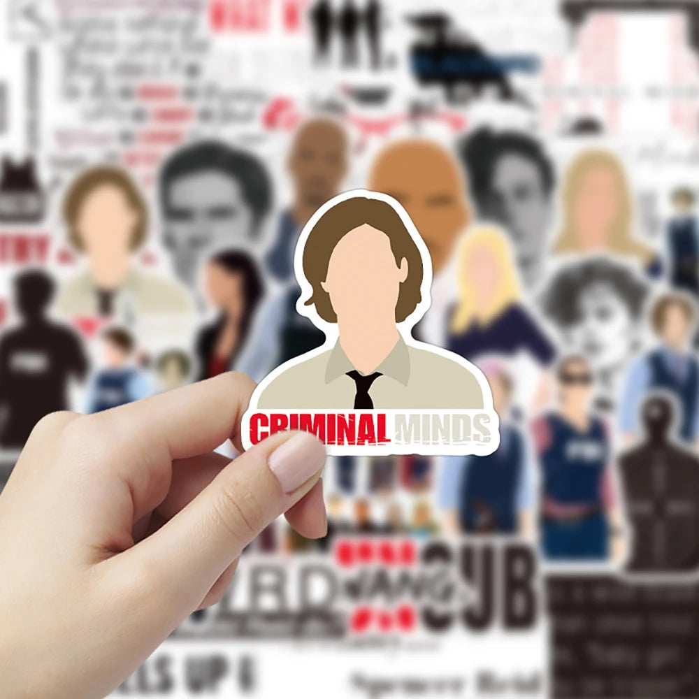 10/30/50PCS TV Show Criminal Minds Sticker Packs