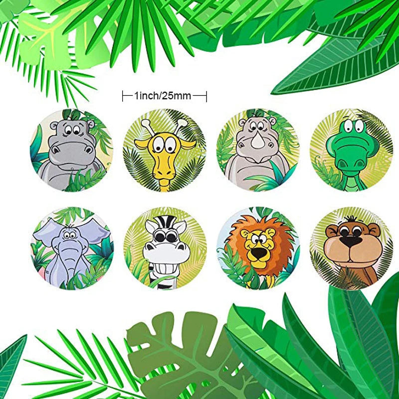 50-500pcs Animals Cartoon Stickers For Kids Classic Toys Sticker School Teacher Reward Sticker Various Styles Designs Pattern