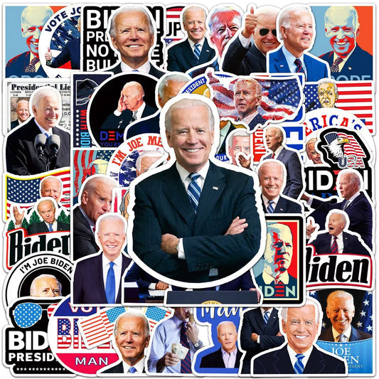 Biden "I Did This" Stickers - 10/30/50pcs for Laptop, Luggage, Phone, Guitar, Fridge, Motorcycle, Bike, Car