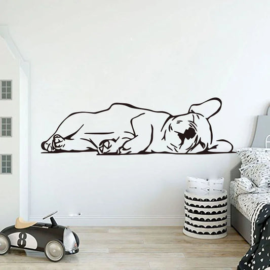 French Bulldog Wall Sticker Decal for Kids Room Decor