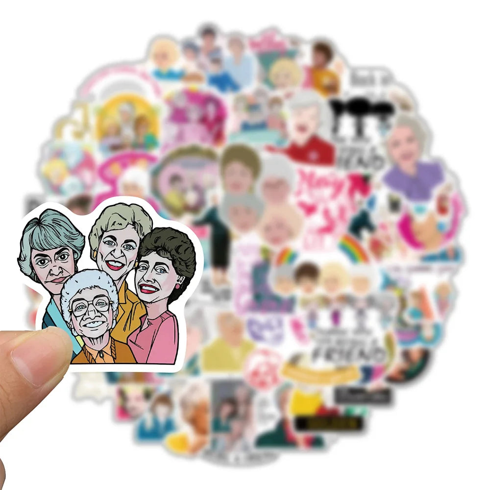 10/30/50PCS The Golden Girls TV Show Sticker Packs