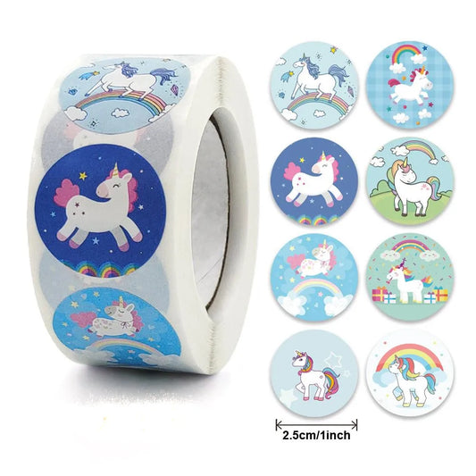 Unicorn Reward Stickers for Kids - 500pcs Teacher Supplies