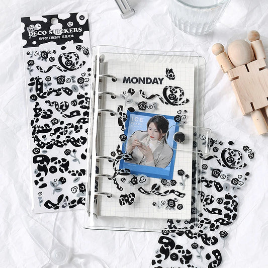Cow Ribbon Stickers for Scrapbooking & Journals