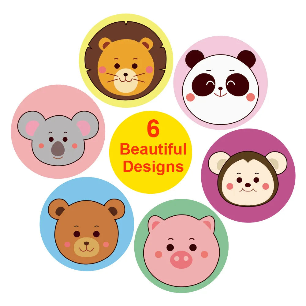 100-500pcs Cartoon Thank You Seal Sticker New Style Festival Manual Diy Decorate Sealing Sticker Thank You Label