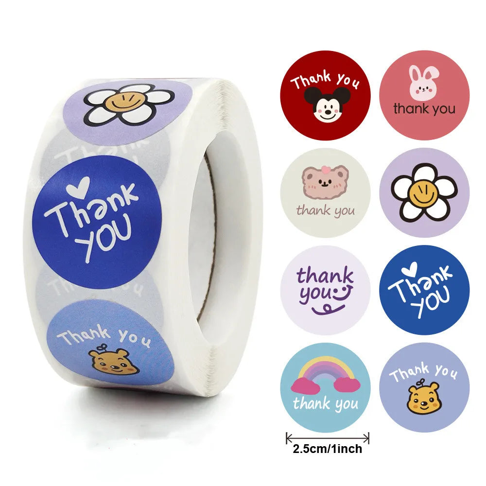 Smile Face Sticker 500 Pcs/roll For Kids Reward Sticker Yellow Dots Labels Happy Smile Face Expression Sticker Kids Toys