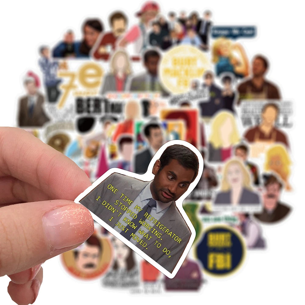 Parks and Recreation TV Show Sticker Packs