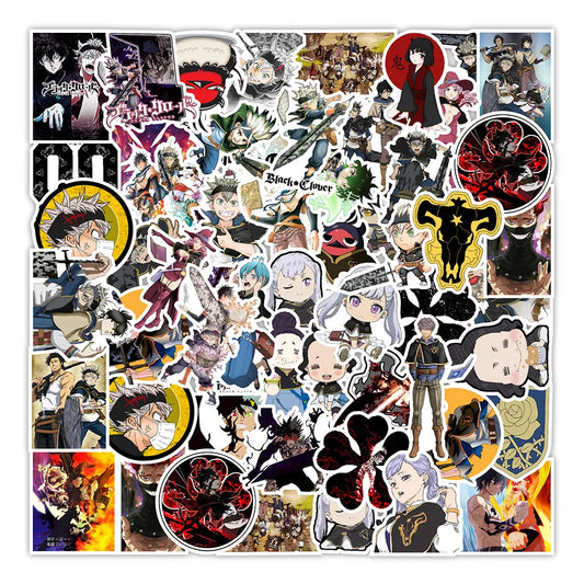 Anime Black Clover Waterproof Stickers 10/30/50PCS for Laptop, Phone, Water Bottle