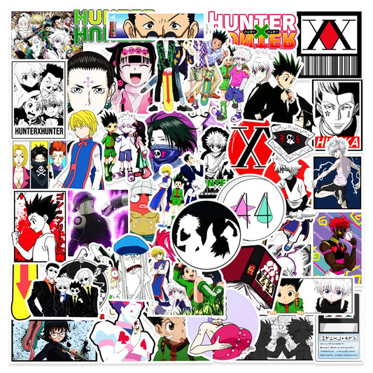 Hunter x Hunter Anime Stickers Pack - Laptop, Guitar, Bike, Waterproof, Wholesale