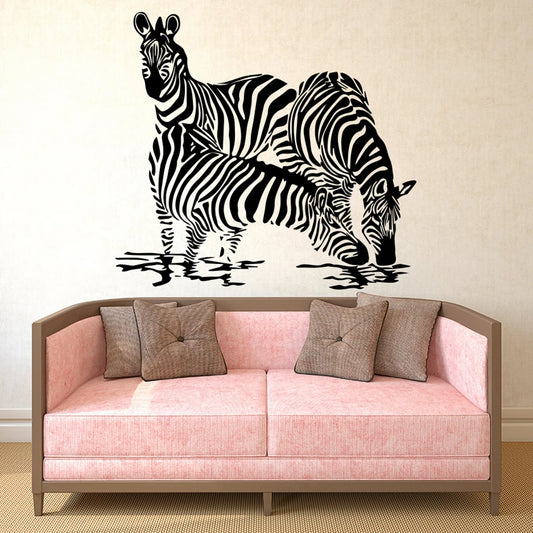 Zebra Wall Sticker Decal for Kids Room Nursery
