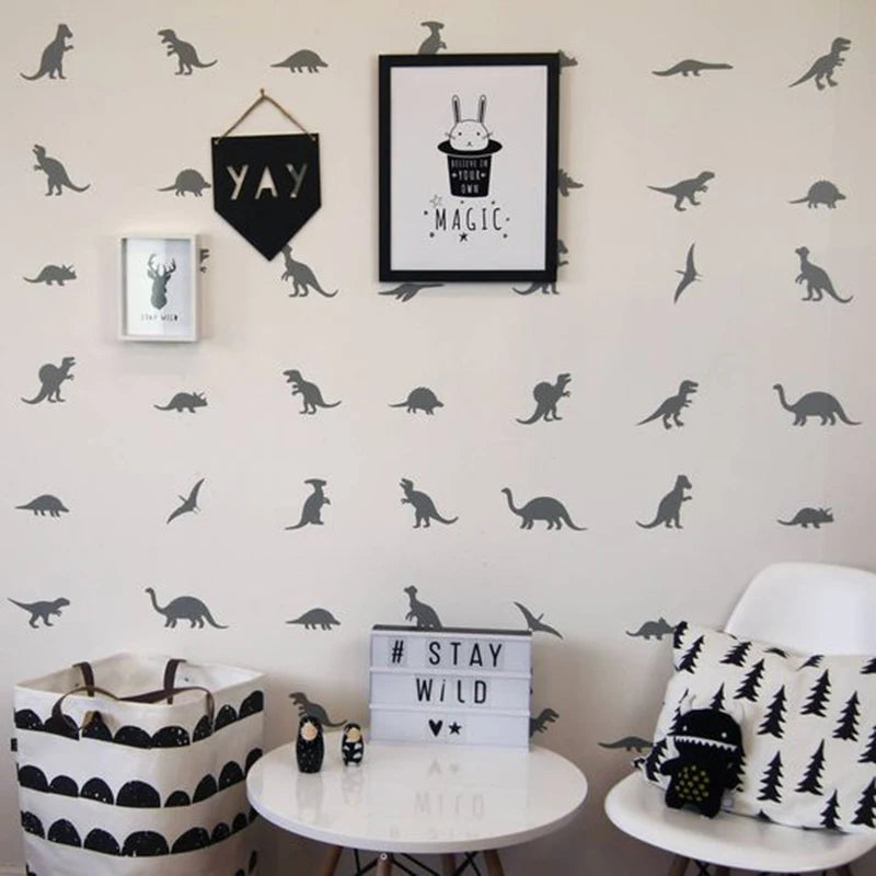 Dinosaur Wall Sticker Nursery Decor Vinyl Decal Removable