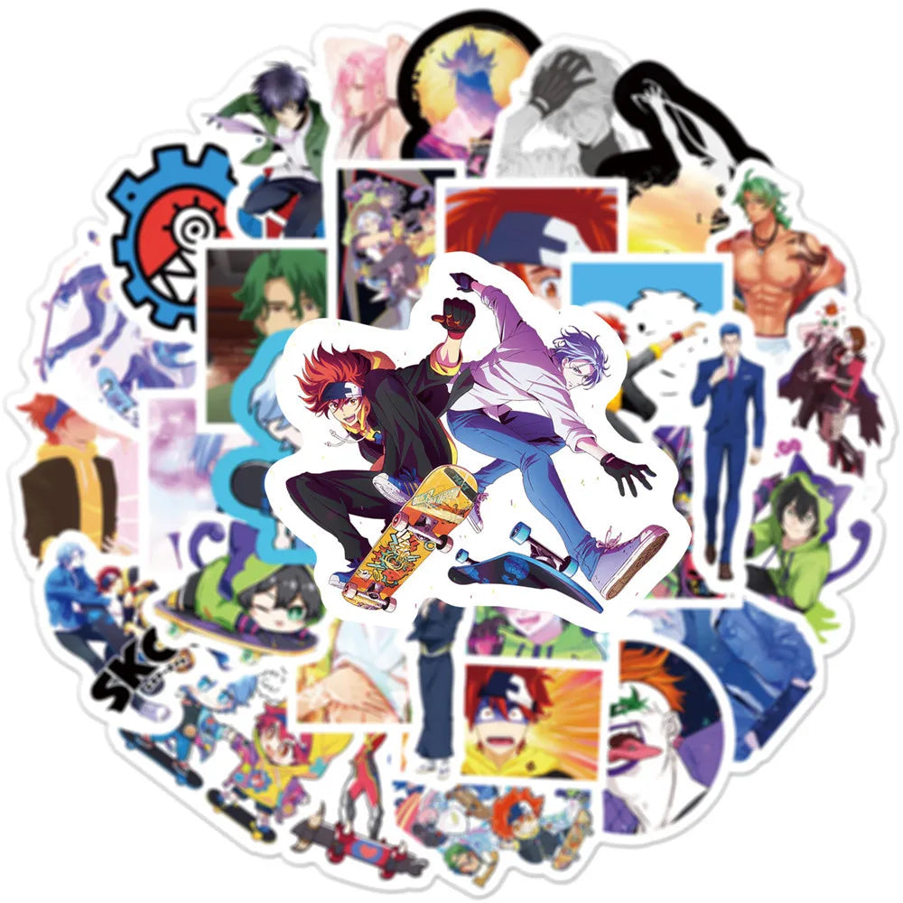 Sk8 Infinite Skateboard Anime Stickers 10/30/50pcs Waterproof Decals for Laptop Decor