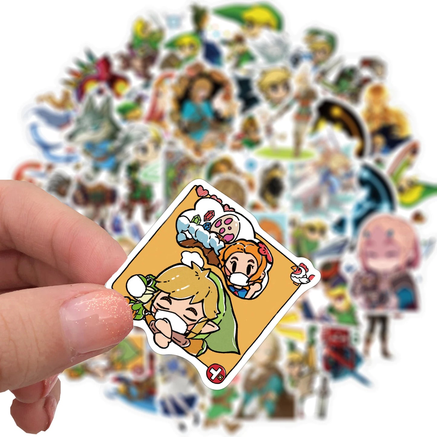 10/30/50PCS Game Zelda Graffiti Stickers Car Motorcycle Travel Luggage Guitar Waterproof Cartoon Stickers Decal Joke Toy Gift