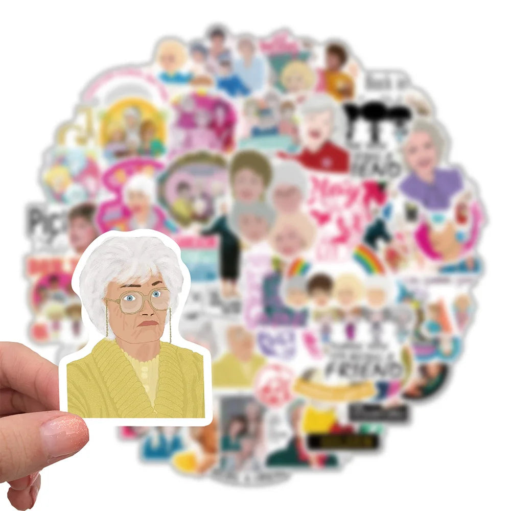 10/30/50PCS The Golden Girls TV Show Sticker Packs