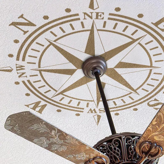 Nautical Compass Wall Sticker Vinyl Decal for Bedroom Living Room