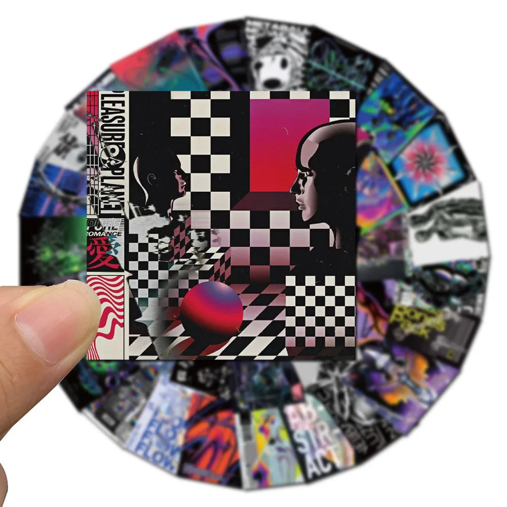 Psychedelic Acid Graphic Art Series Sticker Packs