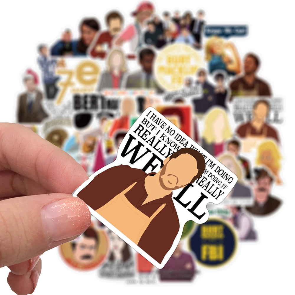 Parks and Recreation TV Show Sticker Packs