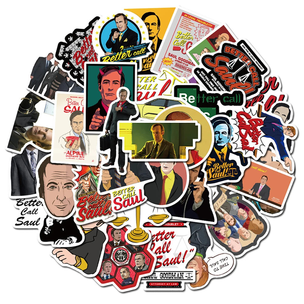 10/30/50PCS TV Show Better Call Saul Sticker Packs