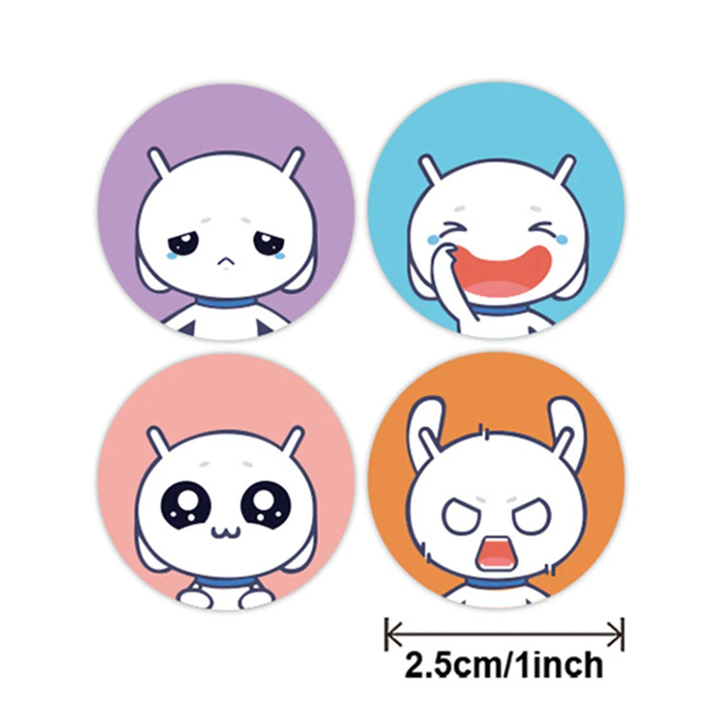 100-500pcs Reward Cute Animals Sticker for Kids Classic Toy Decoration School Teacher Supplies Encouragement Sticker