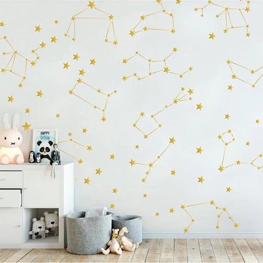 Zodiac Constellation Wall Decal Nursery Kids Room Decor