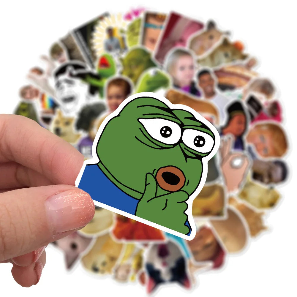 10/30/50PCS Classic Meme Sticker Packs