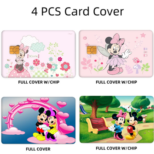 Minnie Mouse Card Stickers Set (4 Pcs)