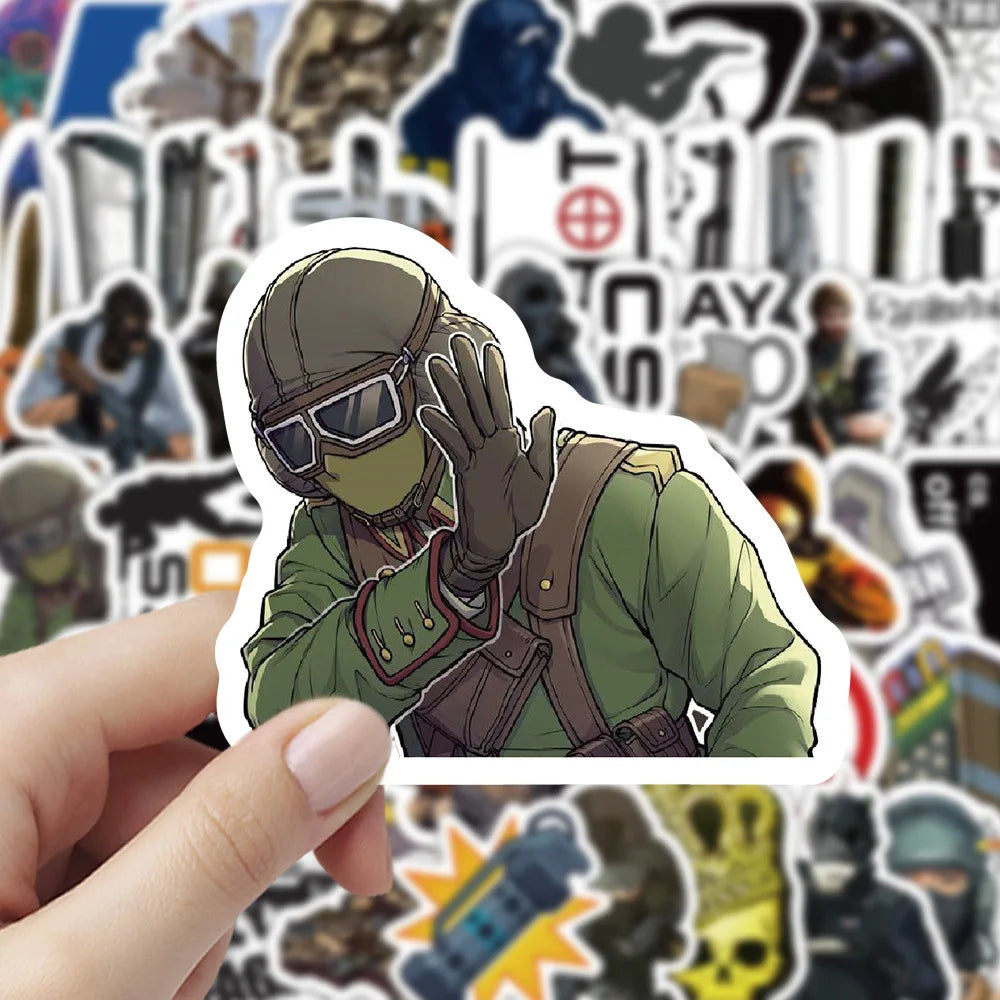 10/60Pcs Game Csgo Graffiti Stickers Phone Case Notebook Guitar Helmet Computer DIY Decoration Waterproof Adhesive Sticker Gift