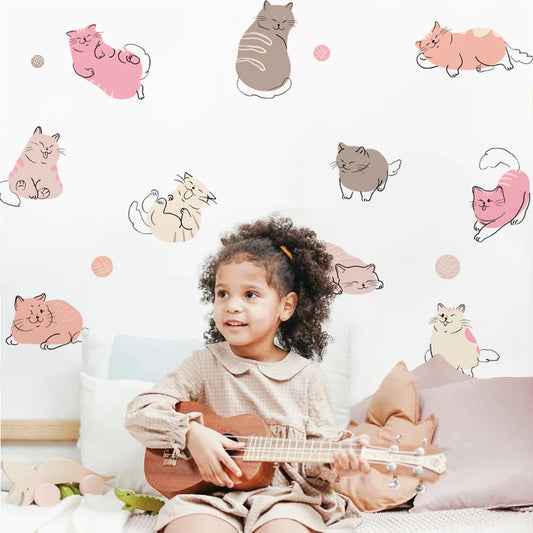 Watercolor Dog Wall Stickers Vinyl Decals for Kids Room Decor