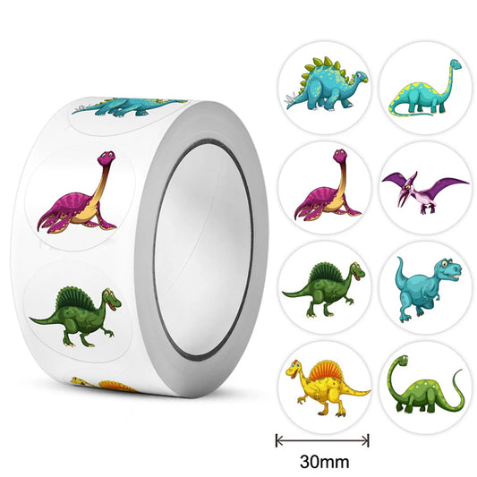 100-300pcs Dinosaur Animals Cartoon Stickers for kids school teacher Classroom Use Kids Toy Sticker Reward Encouragement Sticker