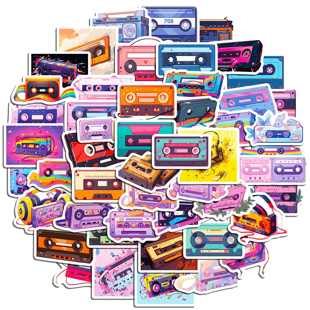 Cute Cartoon Magnetic Stickers Decals for Laptop Phone Suitcase Stationery Kids Toys