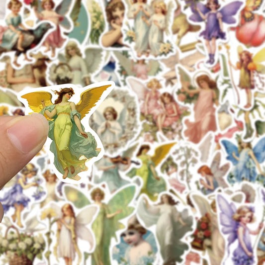 Fairytale Angel Elf Stickers Decals for Phone Laptop Skateboard