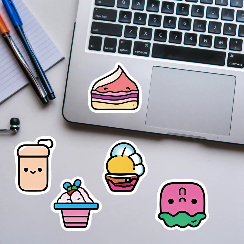 Candy Ice Cream Food Cartoon Sticker Packs