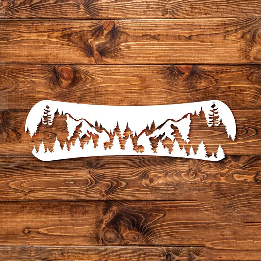 Snowboard Vinyl Decal Sticker for Car, Laptop, Window