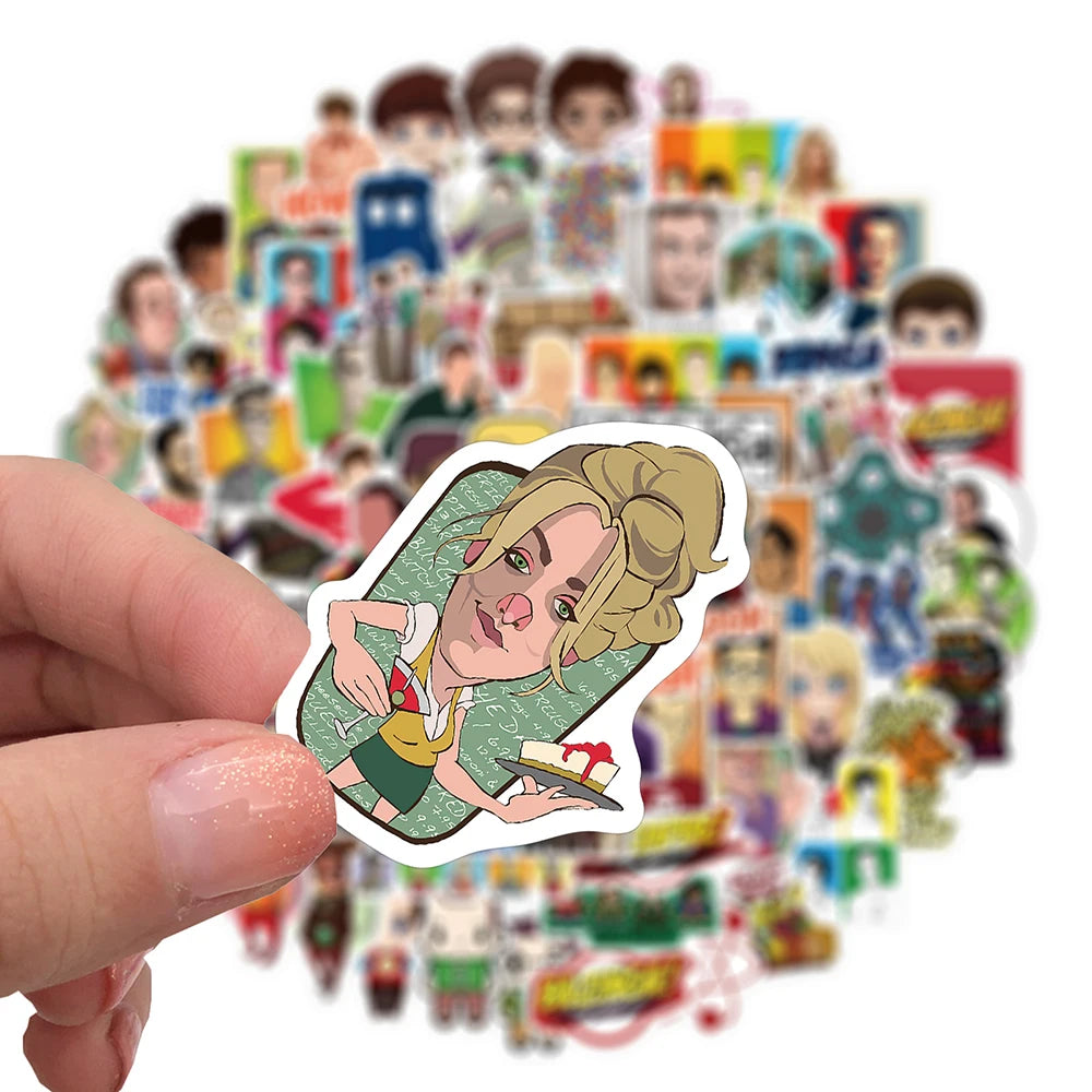 10/30/50PCS TV Show The Big Bang Theory Sticker Packs