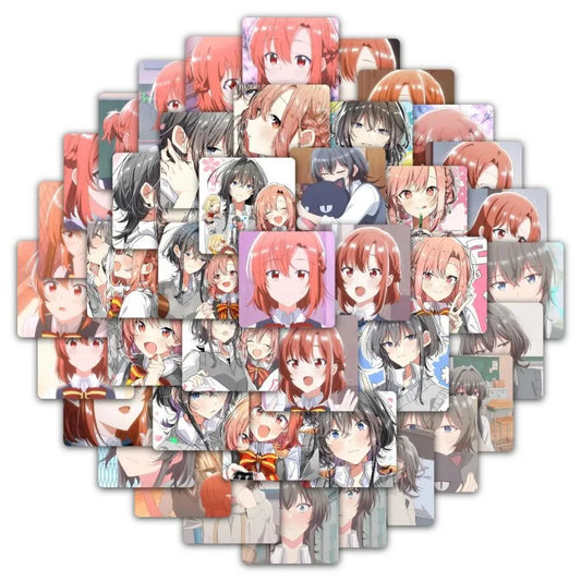58pcs Sasayaku You Ni Koi O Utau Anime Sticker Set for Luggage, Water Cup, Laptop, Scooter, Refrigerator
