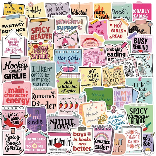 Pink Girl Book Stickers 10/30/50PCS Kids DIY Scrapbooking