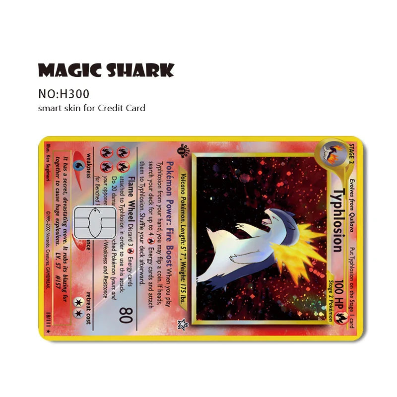 Pokemon Holographic Card Sticker: Staryu, Riolu, Alakazam