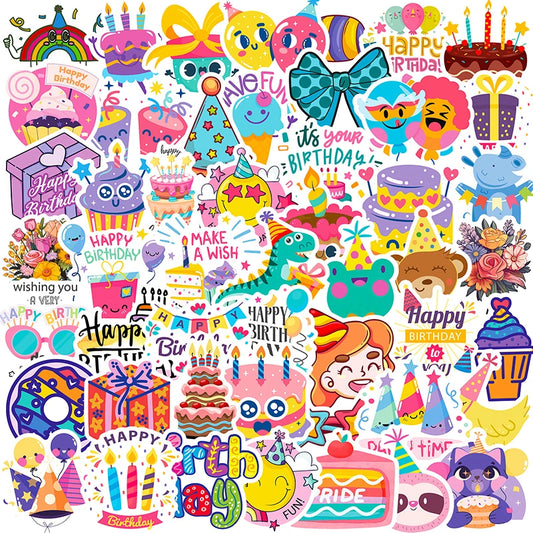 Birthday Stickers Set: Kids Scrapbooking & Stationery