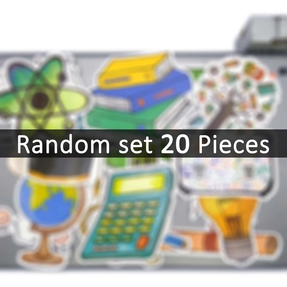20/30/50Pieces Chemistry Math Symbol Element Formula Science Stickers for Phone Scrapbook Skateboard Car Bike Laptop Sticker Toy