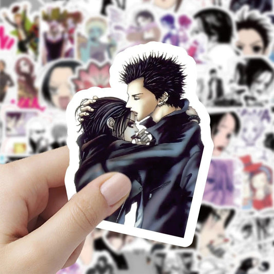 60pcs NANA Anime Stickers Waterproof PVC Skateboard Notebook Phone Fridge Bike Wall Decals