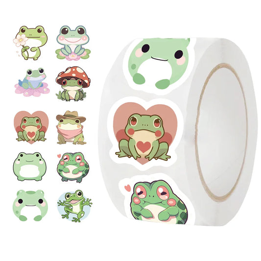 Frog Animal Reward Stickers for Students (100-500pcs)