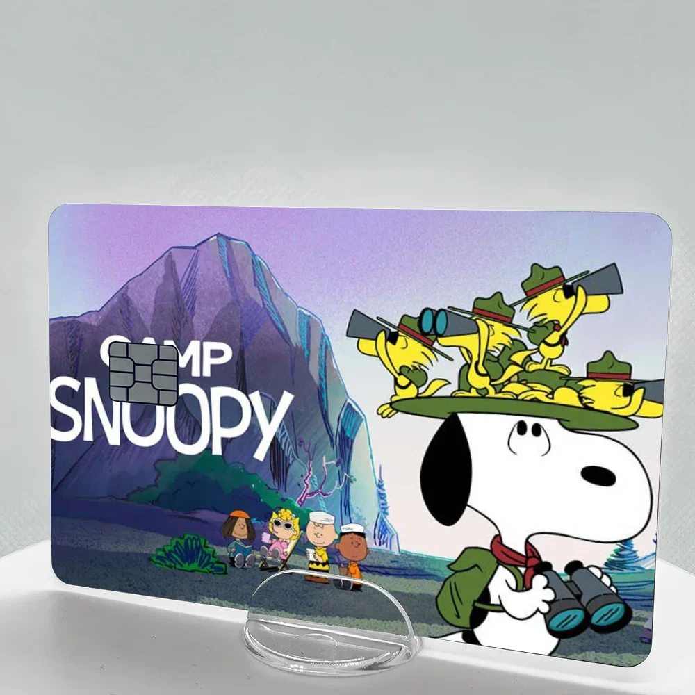Snoopy Credit Card Stickers: Waterproof, Anti-Scratch