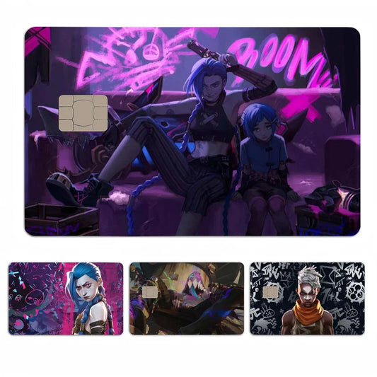 Arcane Anime Debit Card Sticker Skin Cover