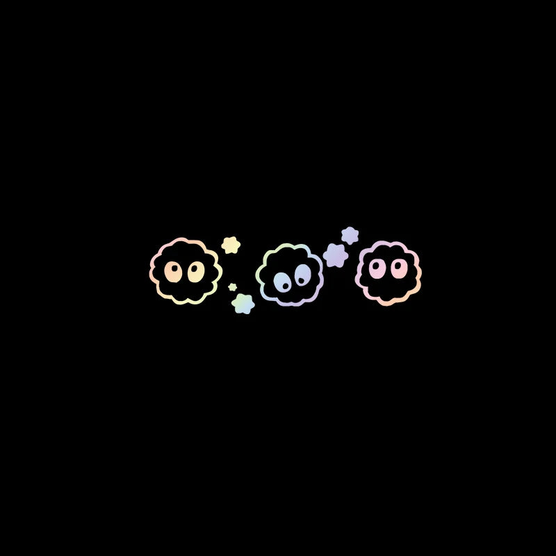Soot Sprite Anime Car Stickers Waterproof Vinyl Decals