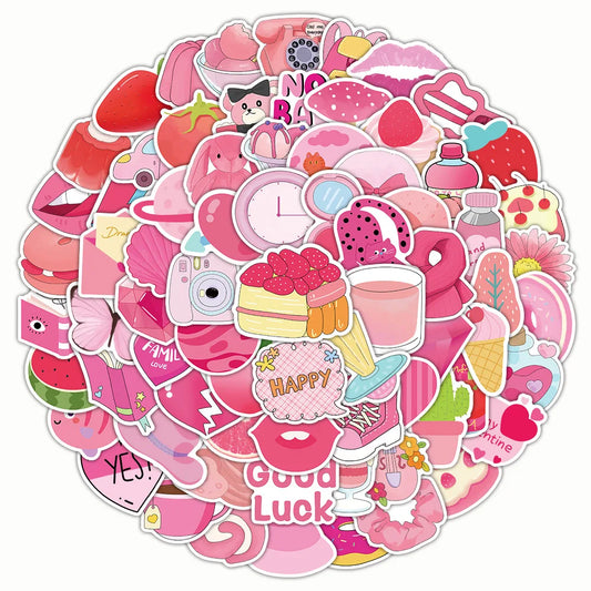 VSCO Style Stickers Pack: 10/30/50/100PCS for Laptop, Scrapbook, Luggage, Guitar, Car, Bike