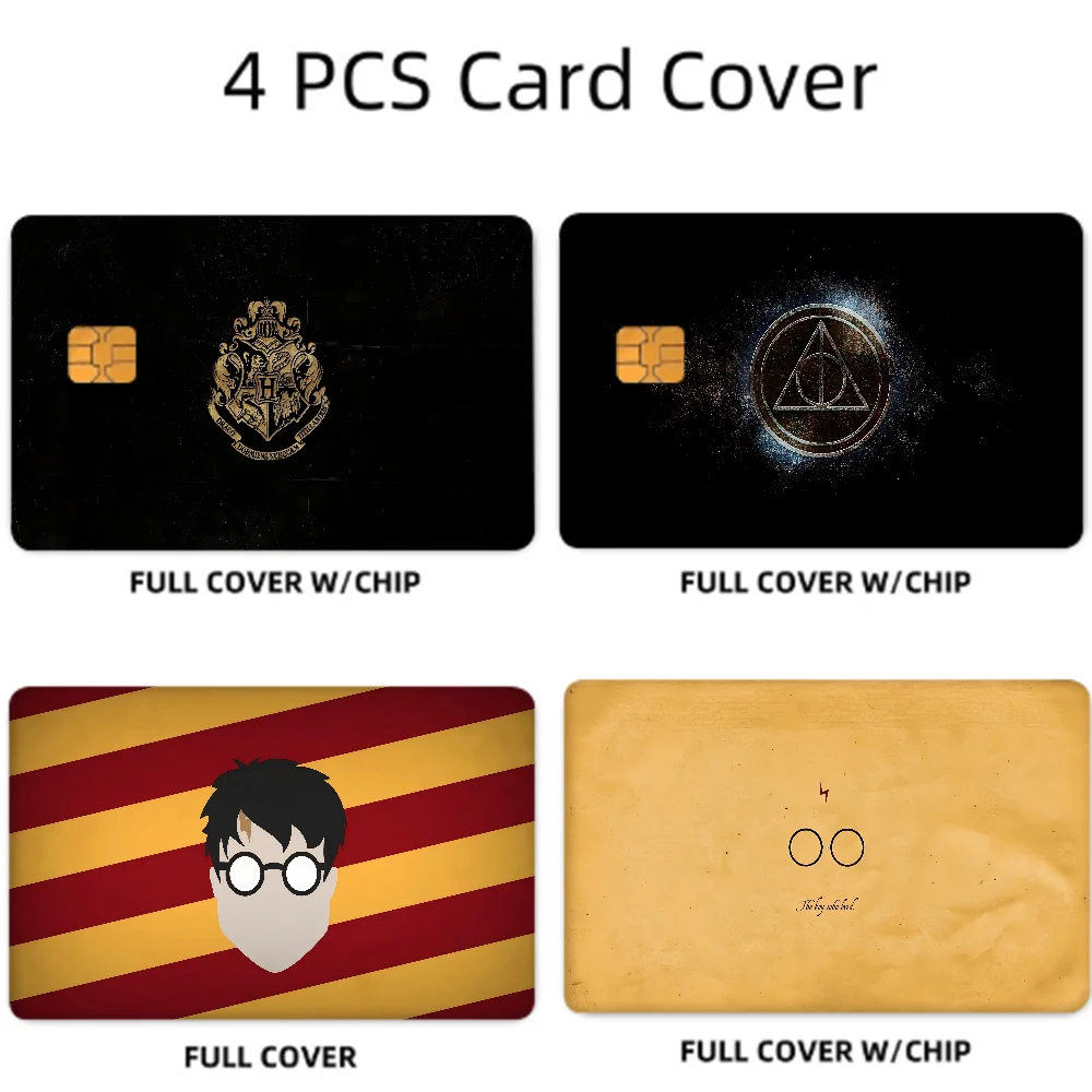 Harry Potter Card Skin Sticker - Waterproof, Cartoon Design