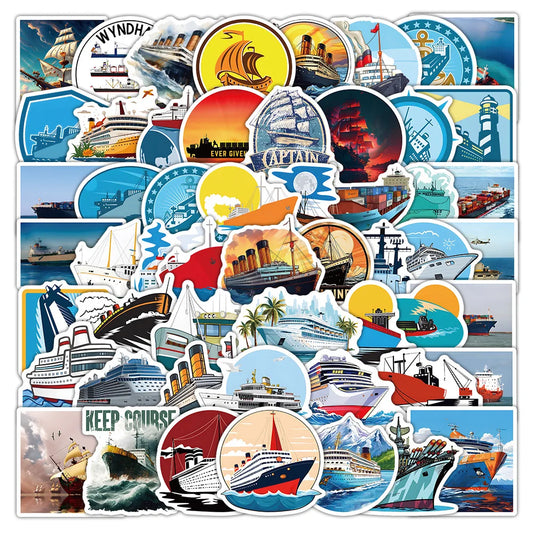 Freight Cartoon Graffiti Stickers - 10/30/50pcs Decorative Decals for Car, Luggage, Phone, Water Cup, Kids Toys