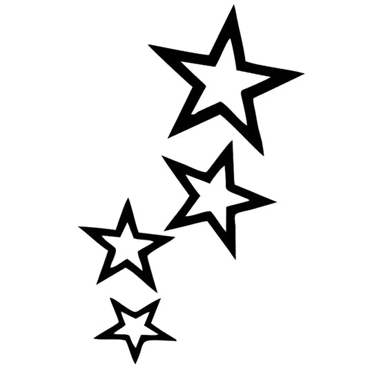 stars car sticker vinyl car decal waterproof stickers on car truck bumper rear window