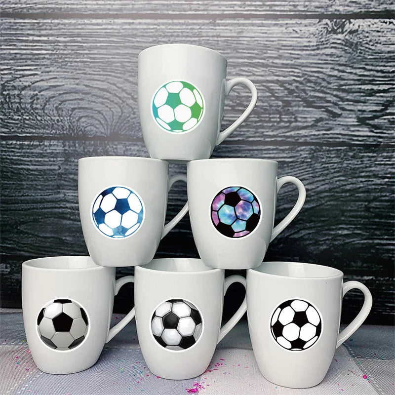 50 Pcs/Set Football Soccer Graffiti Stickers for Laptop Phone Luggage Notebook Decal Decoration Scrapbook Sticker Kids Gift